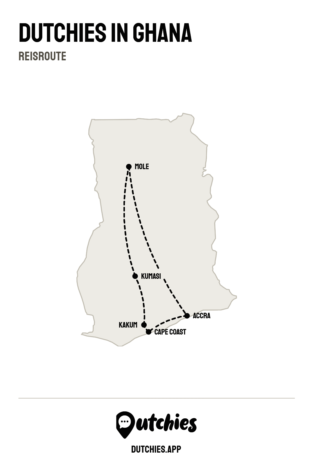 Reisroute Ghana: de populairste route in 5 stops