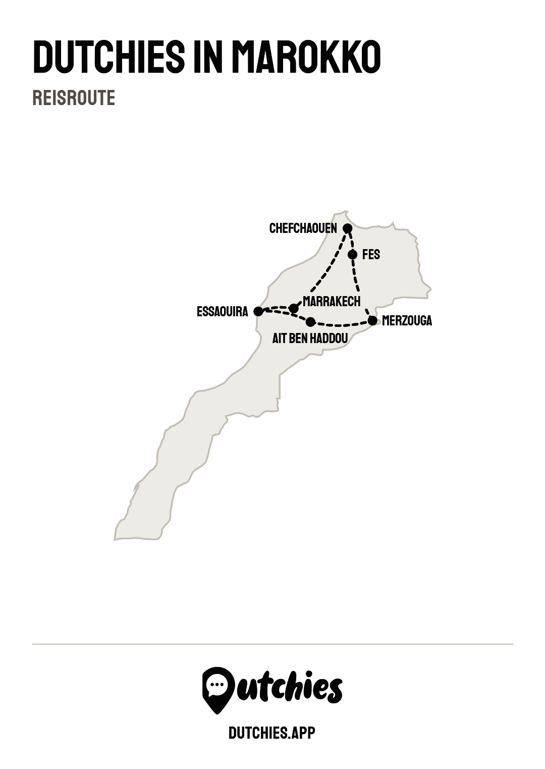 Reisroute Marokko: de populairste route in 6 stops