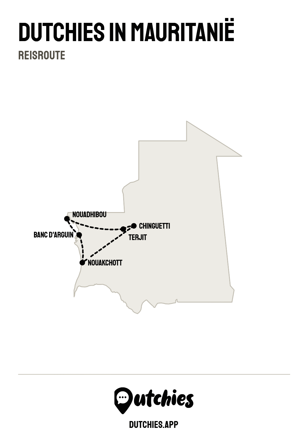 Reisroute Mauritanië: de populairste route in 5 stops