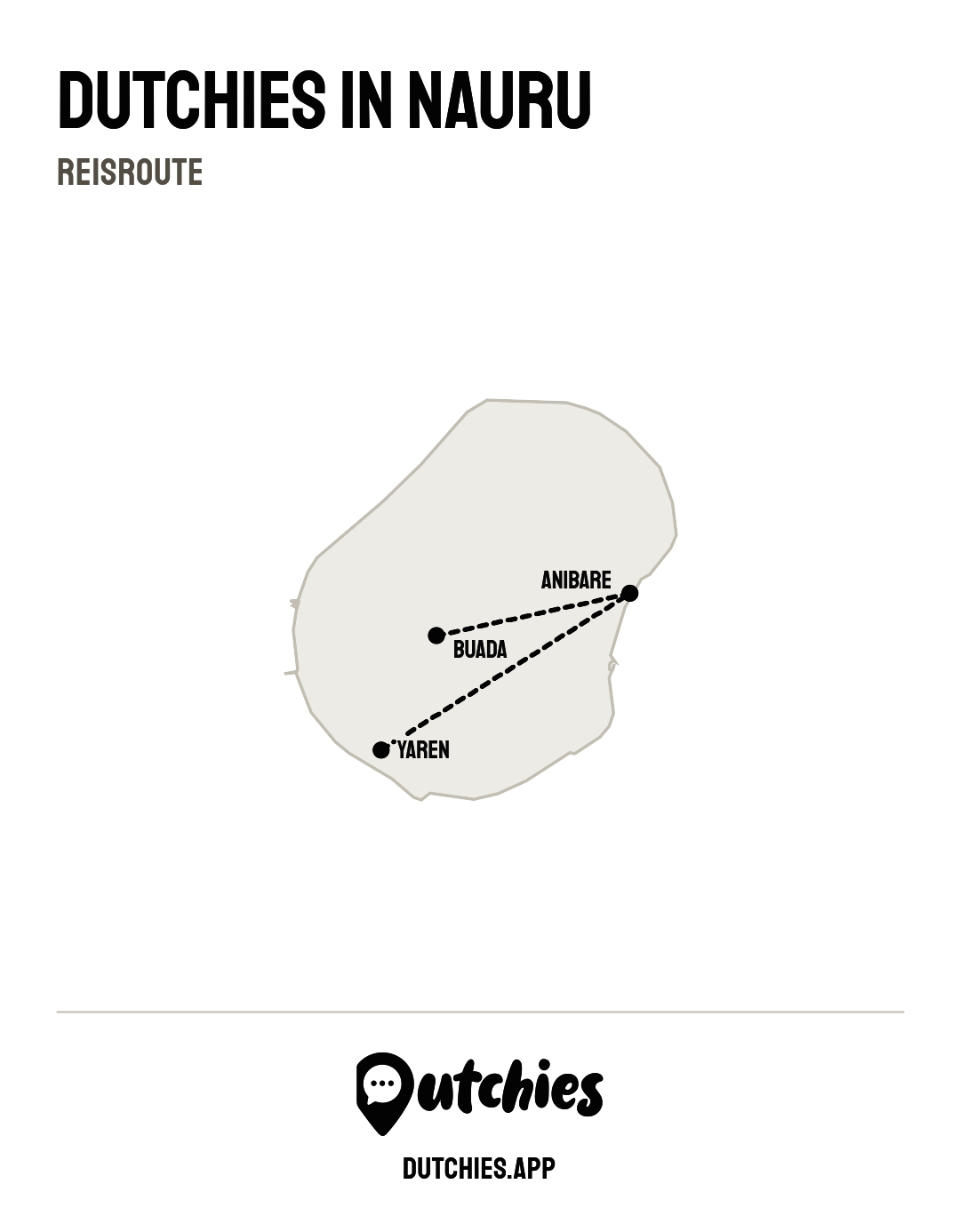 Reisroute Nauru: de populairste route in 3 stops