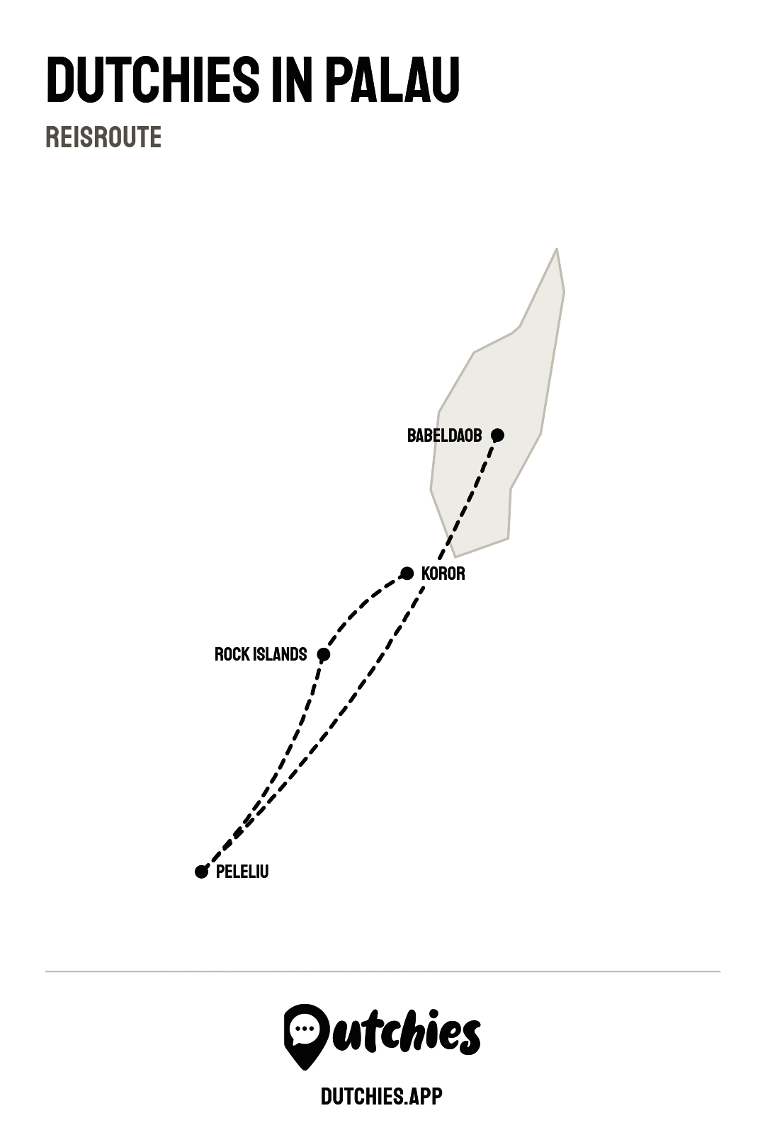 Reisroute Palau: de populairste route in 4 stops