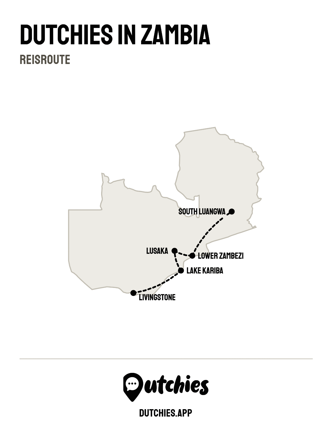 Reisroute Zambia: de populairste route in 5 stops
