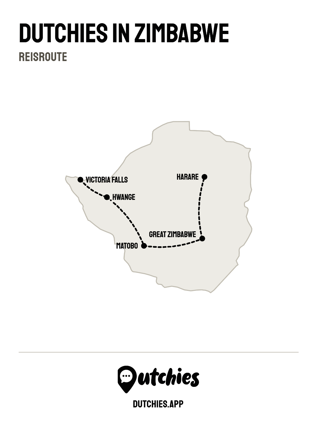 Reisroute Zimbabwe: de populairste route in 5 stops