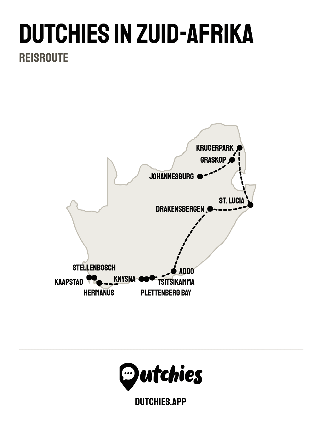 Reisroute Zuid-Afrika: de populairste route in 12 stops